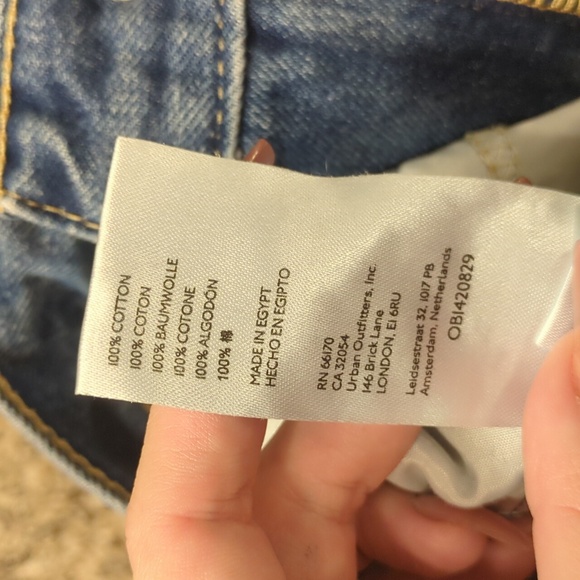 BDG medium dark blue 90's Bootcut high rise jeans - Picture 10 of 12